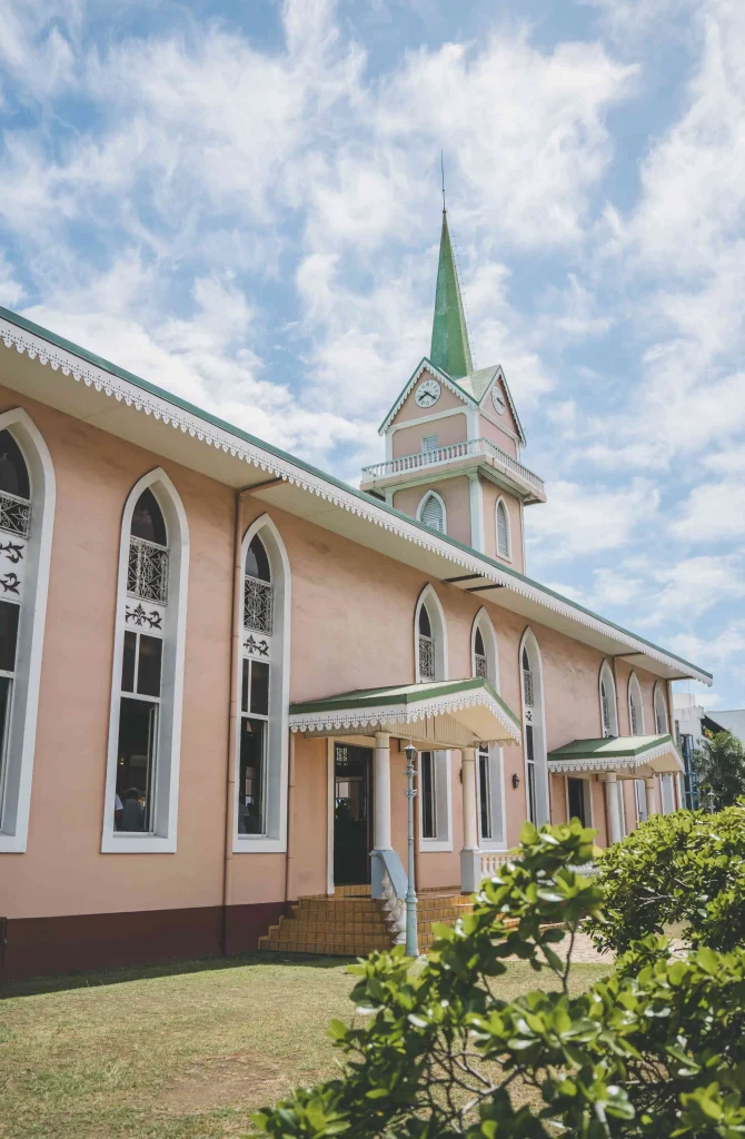 Le temple protestant de Paofai à Papeete ©Overpeek Studio