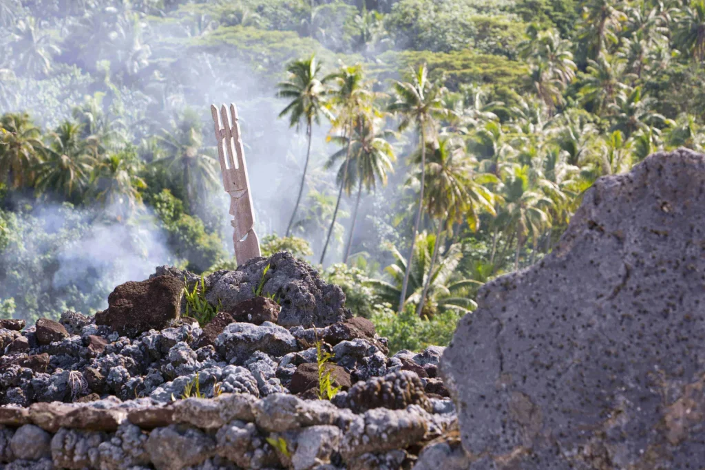 Marae de Taputapuatea de l'île sacrée, Raiatea © Tahiti Tourisme