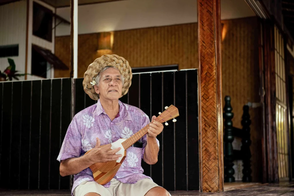 Un joueur de Ukulele © Hélène Havard