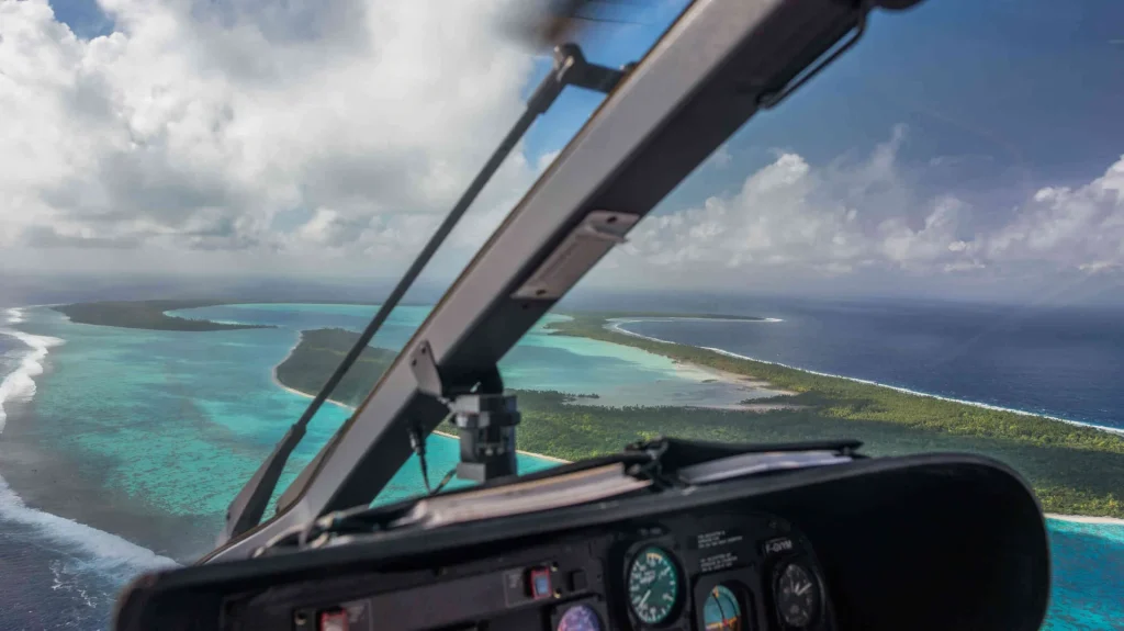 Zoom sur l'atoll de Tupai © Hino Itaru