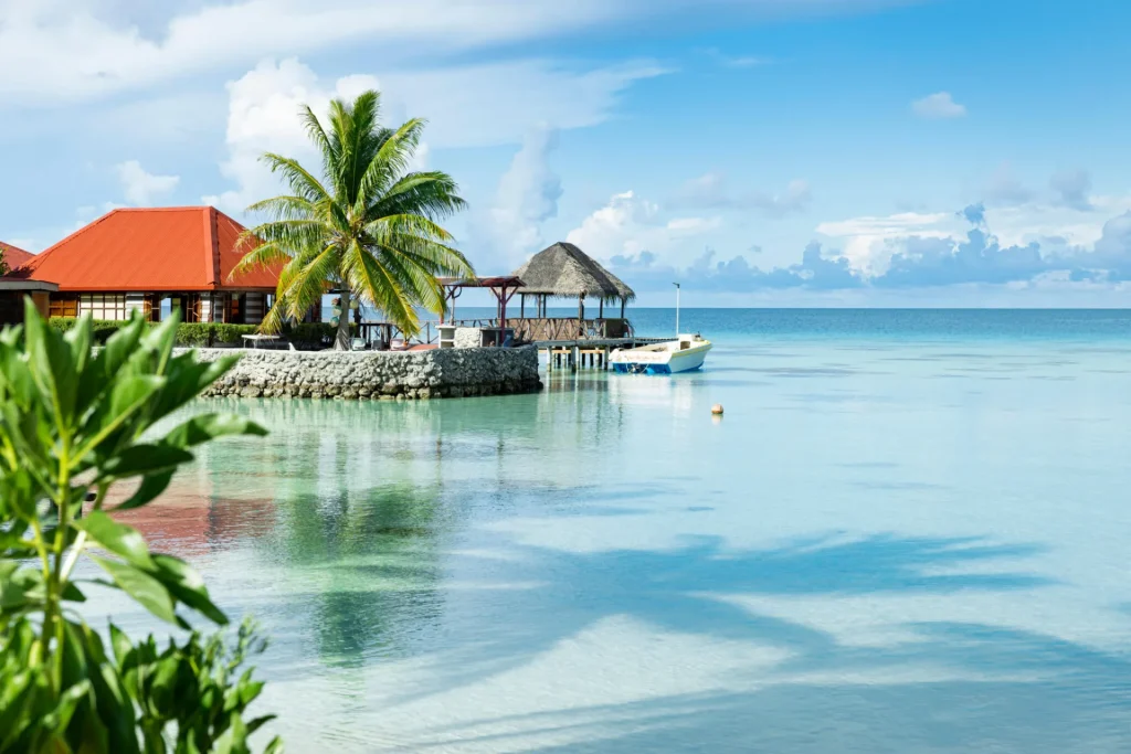 Vue sur un restaurant au bord de l_eau © Grégoire Le Bacon