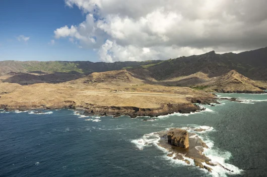 Ua Huka vue du ciel © Grégoire Le Bacon