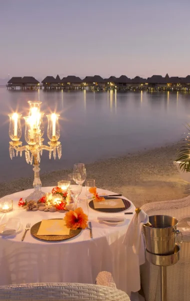 Dîner romantique © Sofitel MOOREA Ia Ora Beach Resort