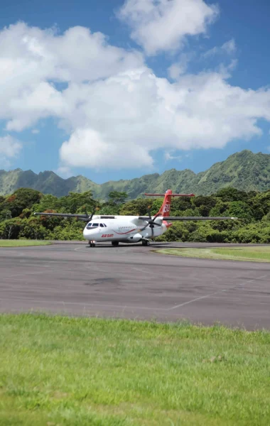 Air Tahiti à Hiva Oa © Tahiti Tourisme