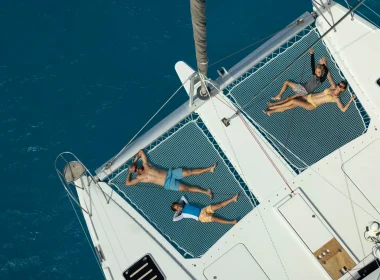 Balade en catamaran en famille © Grégoire Le Bacon _ LionAiles