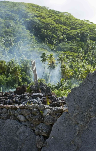 Marae sacré de Taputapuatea de Raiatea © Tahiti Tourisme