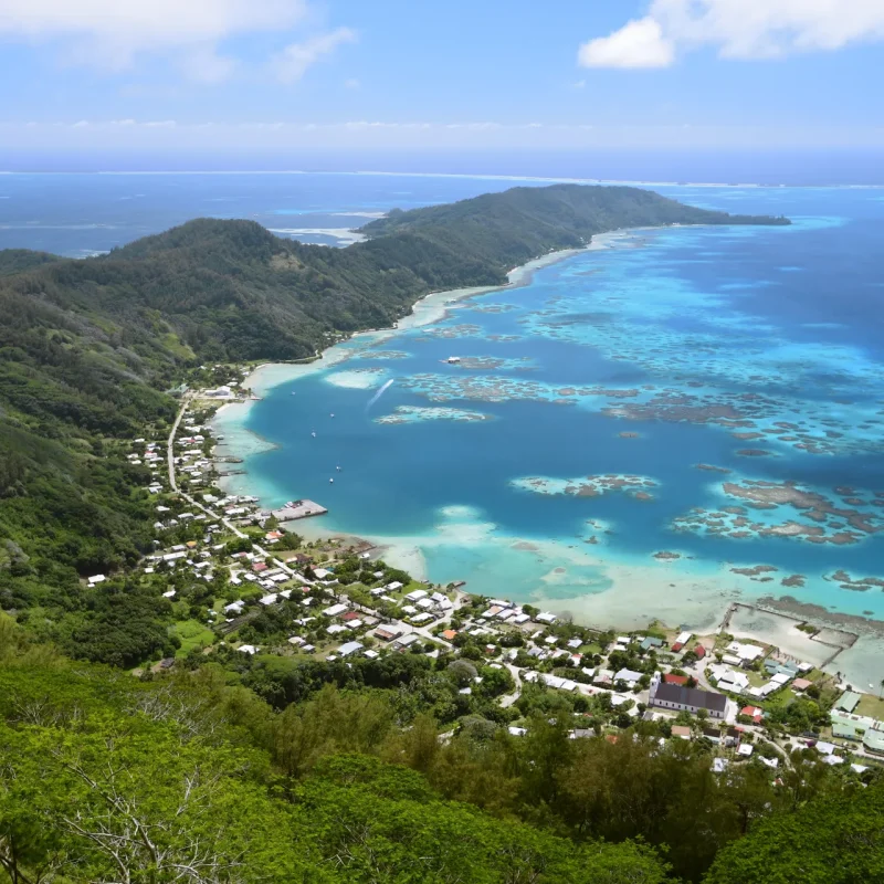 Village de Rikitea à Mangareva © Philippe Bacchet