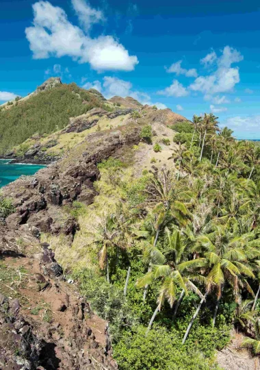 L'île de Akamaru aux Îles Gambier © Philippe Bacchet