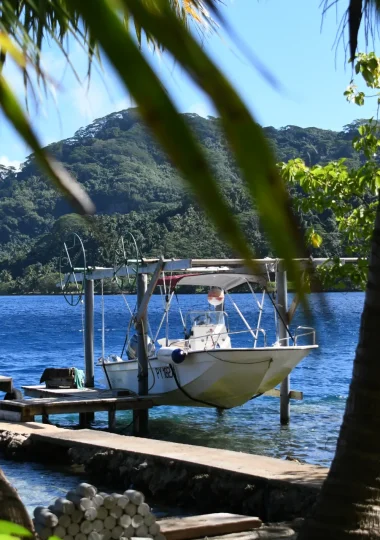 Bateau à Taha'a © Tahiti Tourisme