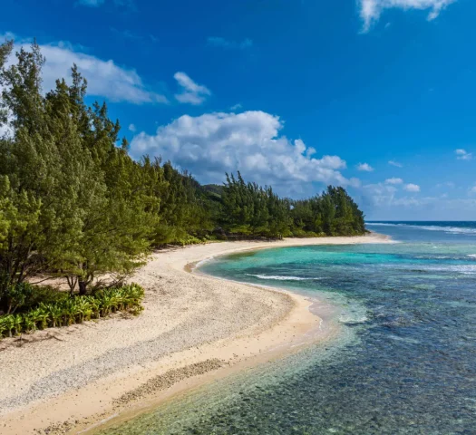 Vue sur une plage de Rurutu ©Michael Runkel