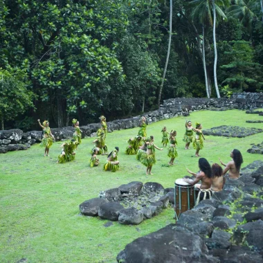 Site de Upeke à Hiva Oa © Tahiti Tourisme