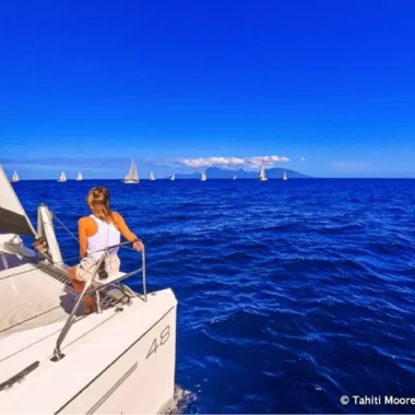 Traversée Tahiti Moorea © Tahiti Moorea Sailing Eric BENACEK